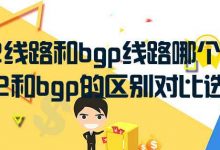 cn2线路和bgp线路哪个好?cn2和bgp的区别对比选择-雪花测评